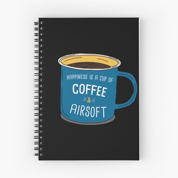 Item preview, Airsoft & Coffee is happiness designed and sold by orlumbuspirate.