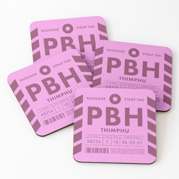 Item preview, Luggage Tag D - PBH Thimphu Bhutan designed and sold by VoodooCircus.