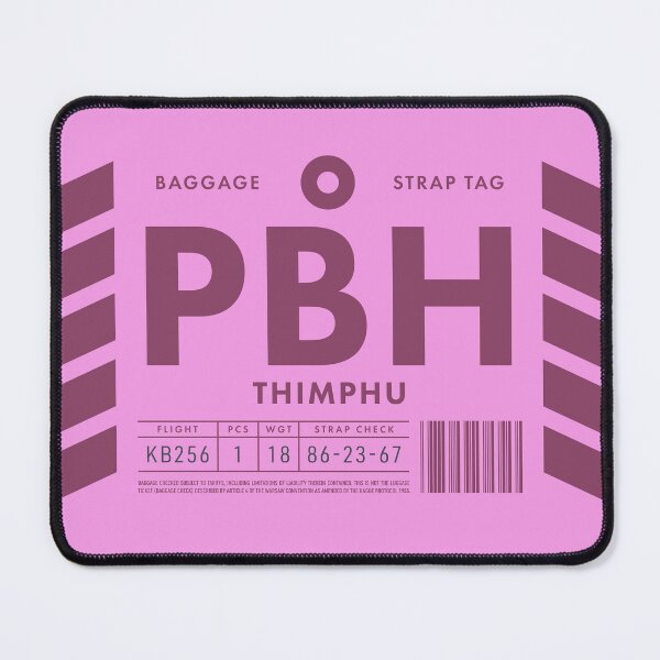 Item preview, Luggage Tag D - PBH Thimphu Bhutan designed and sold by VoodooCircus.