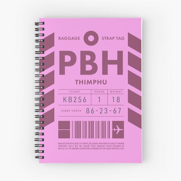 Item preview, Luggage Tag D - PBH Thimphu Bhutan designed and sold by VoodooCircus.