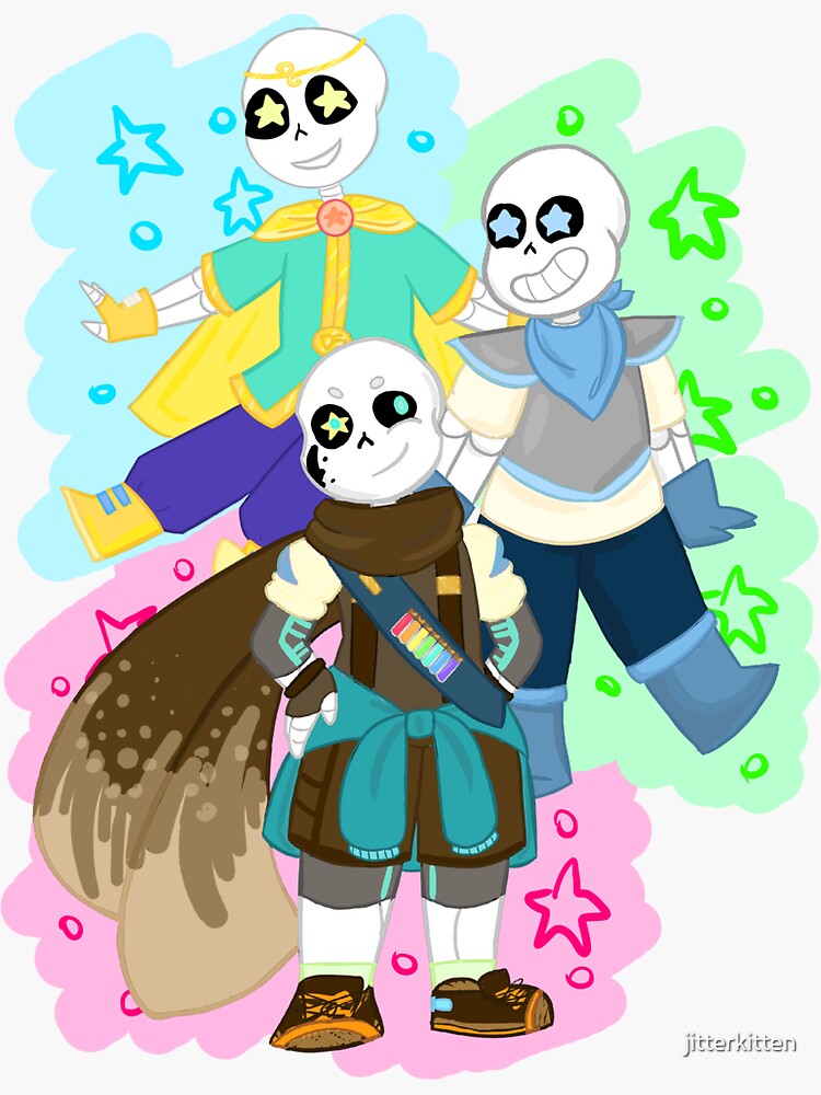 Ink Sans, Undertale Sticker for Sale by emikosdrawings