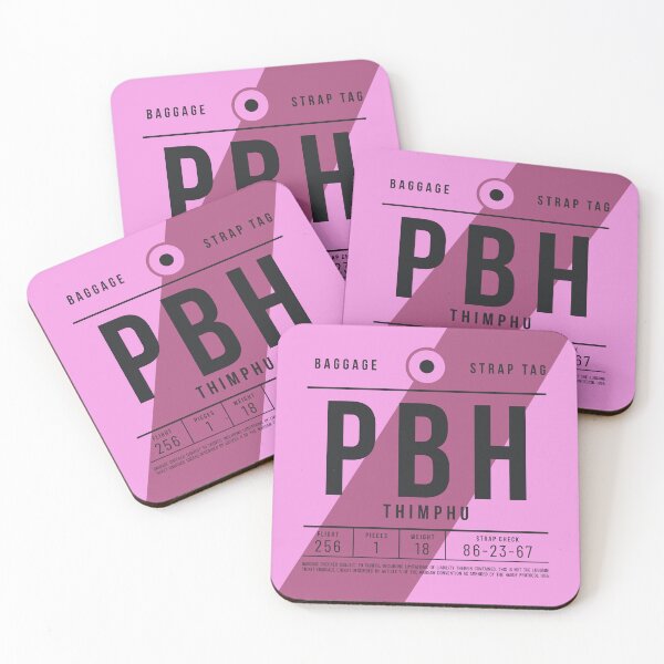 Item preview, Luggage Tag E - PBH Thimphu Bhutan designed and sold by VoodooCircus.