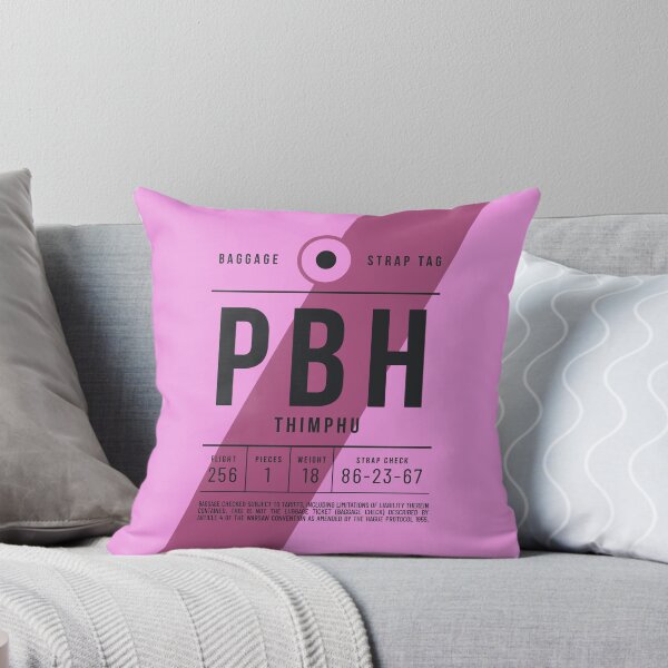 Item preview, Luggage Tag E - PBH Thimphu Bhutan designed and sold by VoodooCircus.