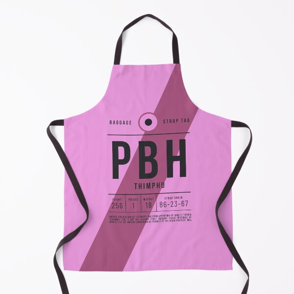Item preview, Luggage Tag E - PBH Thimphu Bhutan designed and sold by VoodooCircus.