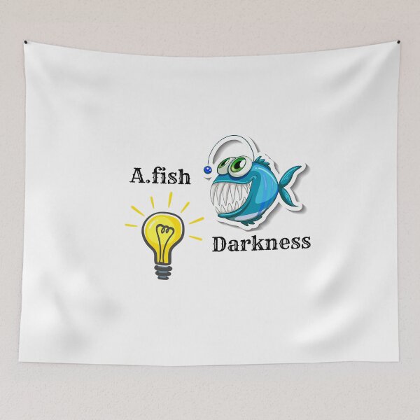 Item preview, Anglerfish light darkness lovers - Anglerfish smile - anglerfish funny designed and sold by Himarooma.