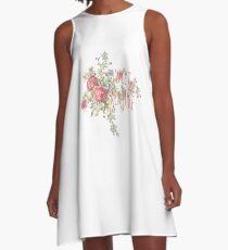 Vestido acampanado Criatura dulce por ilustraciones de Harry Styles