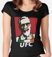 UFC MCGREGOR Women's Fitted Scoop T-Shirt