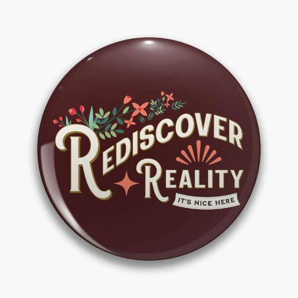 Item preview, Rediscover Reality | Unplug, Put Your Phone Down, Anti Social Media Ornate Victorian Type Design designed and sold by arlutai.