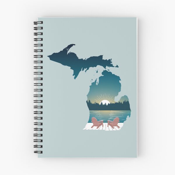 Item preview, Up North Sunset Mitten designed and sold by GreatLakesLocal.