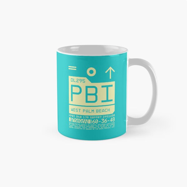 Item preview, Luggage Tag C - PBI West Palm Beach Florida USA designed and sold by VoodooCircus.