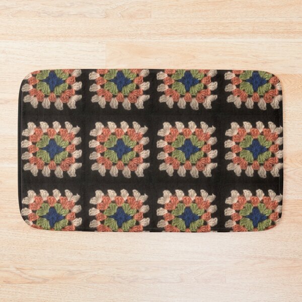 Item preview, Pink, blue and green granny square designed and sold by Phoebew03.