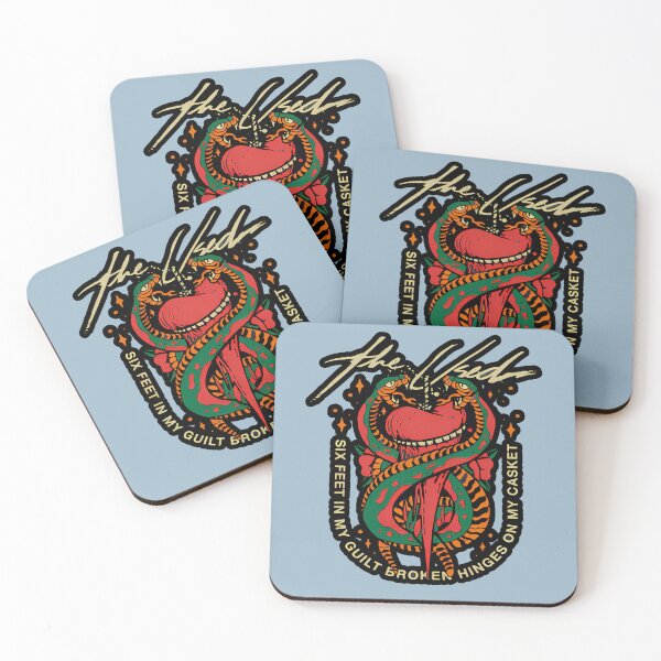 Item preview, Harness More Aggression Release Emotions Funky Two Snakes Around The Heart American Rock Band Gifts designed and sold by ShannaRumph.