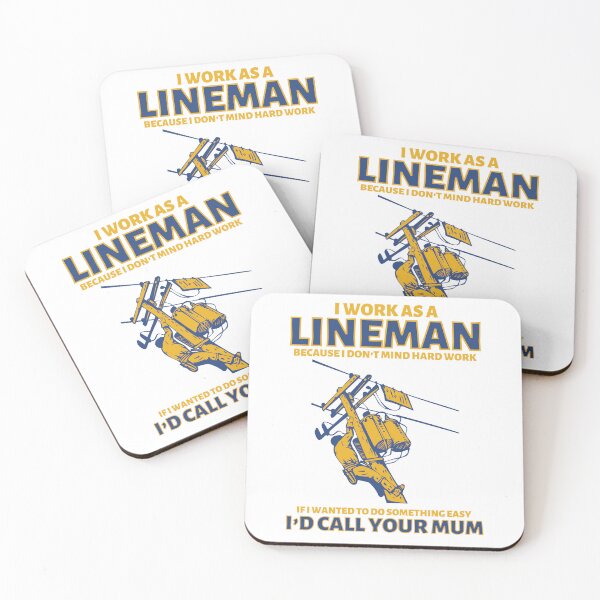 Item preview, Funny Lineman Design designed and sold by zenbition.