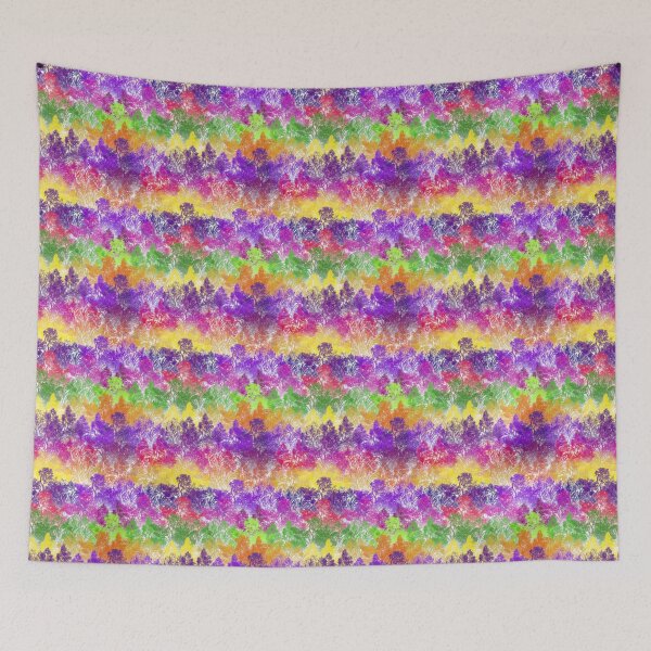 Item preview, Rainbow Shrubbery Stripes designed and sold by LawsonFabrics.
