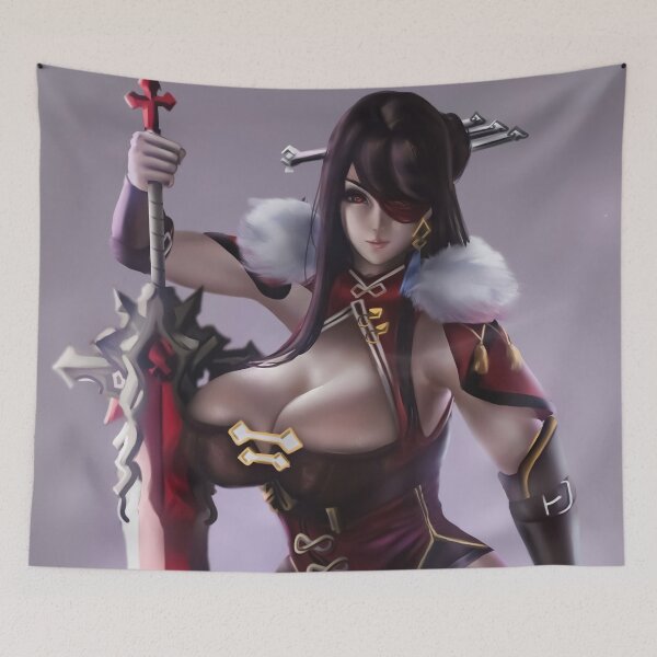 Item preview, Beidou Genshin Impact Painting Art designed and sold by RalphJaystin.