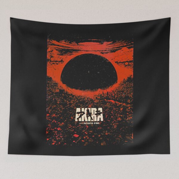 Item preview, Akira cyberpunk city explosion poster designed and sold by maceycrooks.