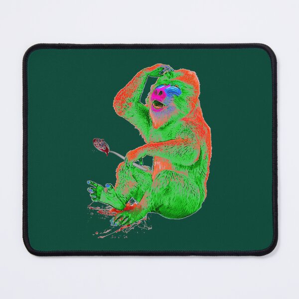 Item preview, The Rainbow Baboon Gobbled 15 Fish Eyes With Each Spoon   designed and sold by EliceCe.
