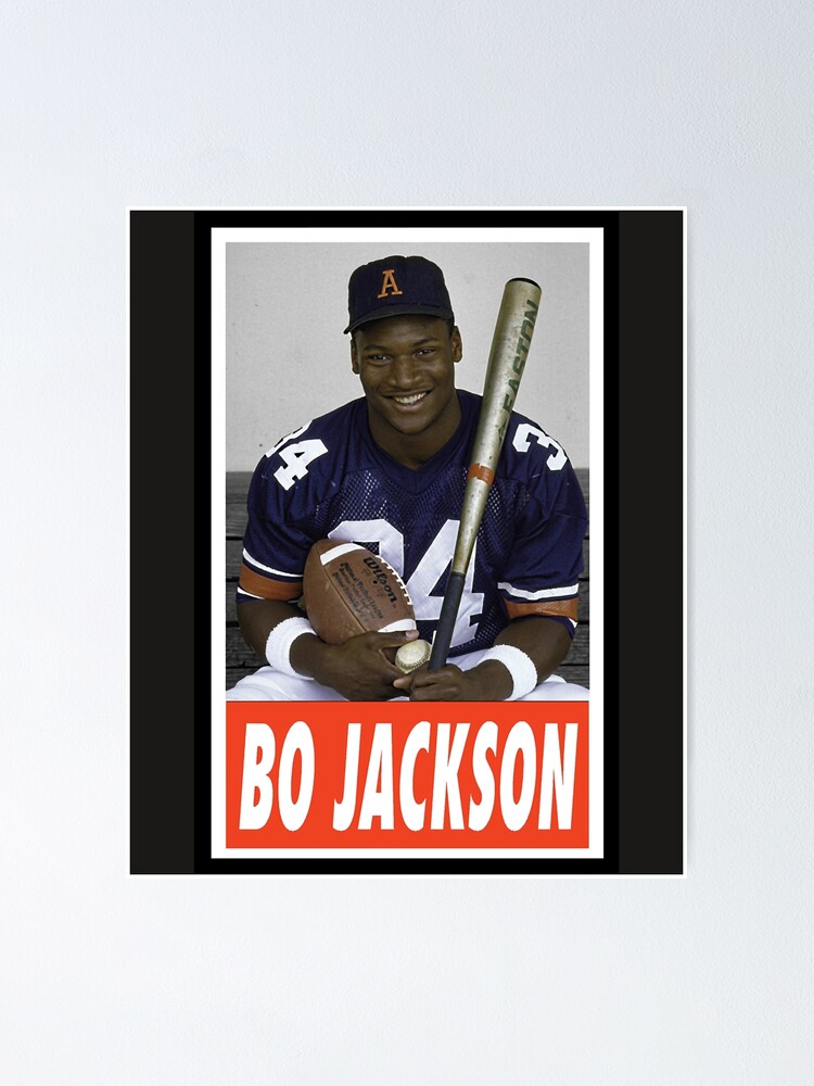 Bo Jackson Art Print - Two Sport Dominance Poster for Sale by  TheSportsPage