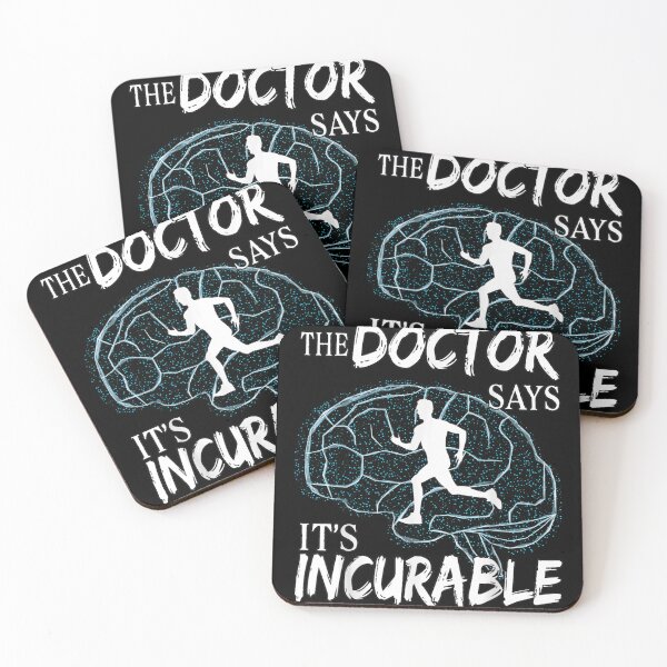 Item preview, Runner Jogger Brain The Doctore Says It's Incurable  designed and sold by aumarian.