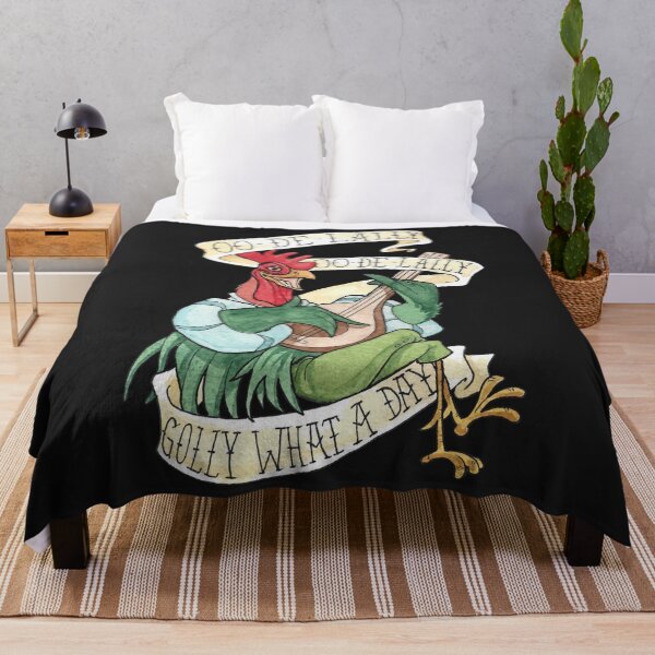 Item preview, Alan a dale rooster oo de lally golly what a day tattoo watercolor painting robin hood classic t s designed and sold by maceycrooks.