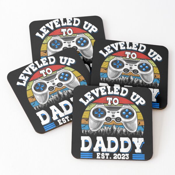 Item preview, Mens I Leveled Up To Daddy Est 2023 New Parent Gamer Fathers Day  designed and sold by aumarian.