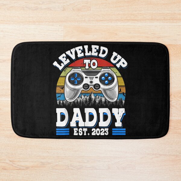 Item preview, Mens I Leveled Up To Daddy Est 2023 New Parent Gamer Fathers Day  designed and sold by aumarian.