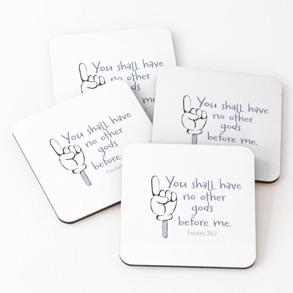 Item preview, No Other Gods Before Me- Exodus 20:3 designed and sold by eloisehides.