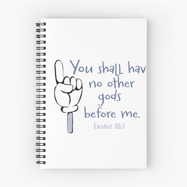 Item preview, No Other Gods Before Me- Exodus 20:3 designed and sold by eloisehides.