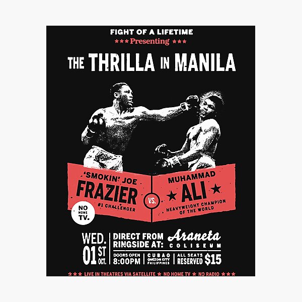 Item preview, Ali vs frazier thrilla in manila designed and sold by maceycrooks.