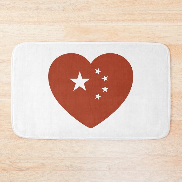 Item preview, Chinese Heart Flag | National Flags designed and sold by GrowLove.