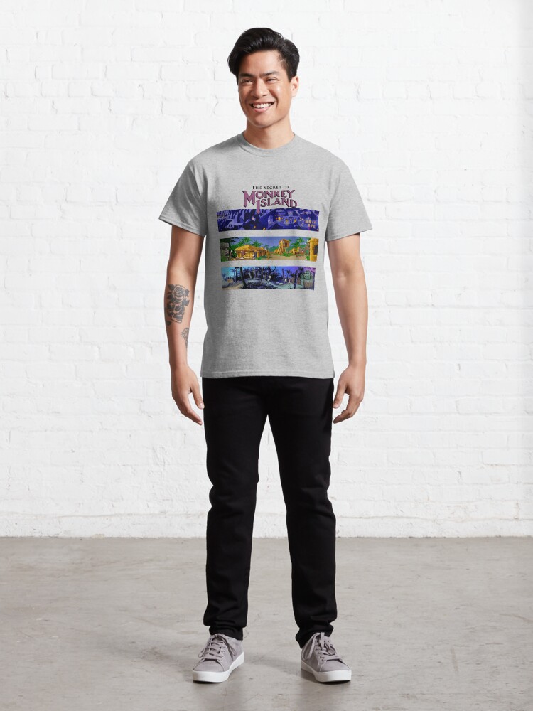 secret of monkey island t shirt
