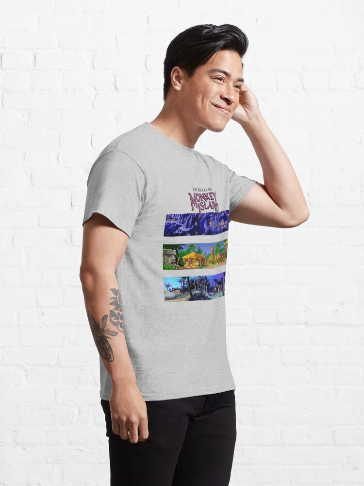 secret of monkey island t shirt