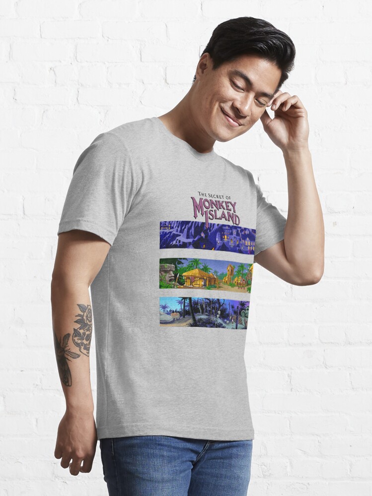 secret of monkey island t shirt
