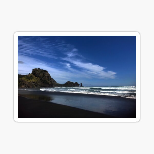 PIHA BEACH - NZ Sticker
