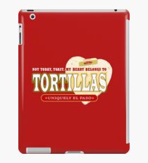 Eine heiße Mehl-Tortilla - frisch weg vom Comal iPad-Hülle & Klebefolie