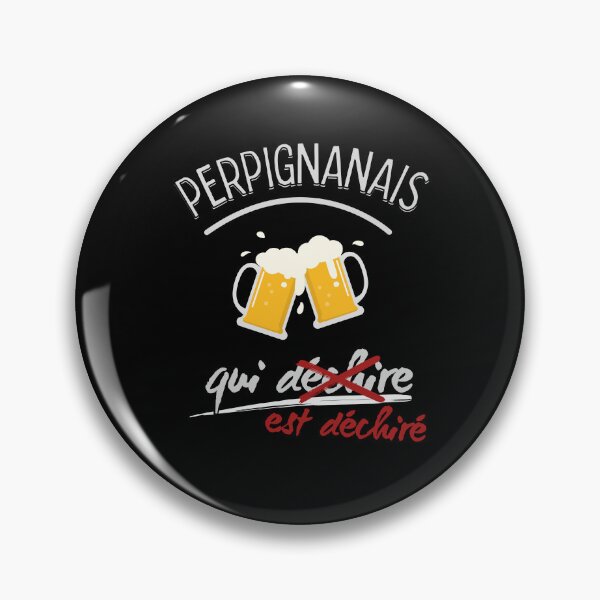 Item preview, Perpignan beer lover men's gift designed and sold by RomualdGR.