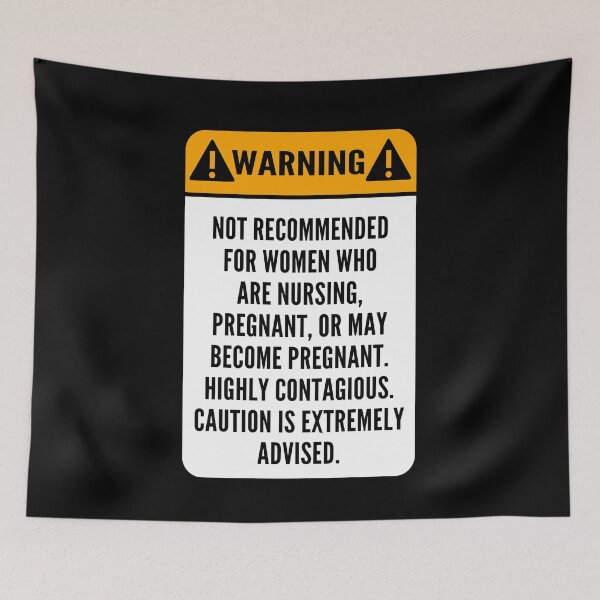 Item preview, Warning! Women Prohibited! designed and sold by PapaBujuGaming.