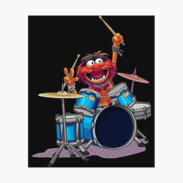Item preview, Animal drummer the muppets show designed and sold by maceycrooks.