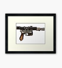 Han Solo Blaster Framed Print