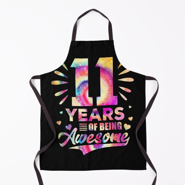 Item preview, 11 Years Of Being Awesome 11th Birthday 11 Years Old Tie Dye  designed and sold by aumarian.
