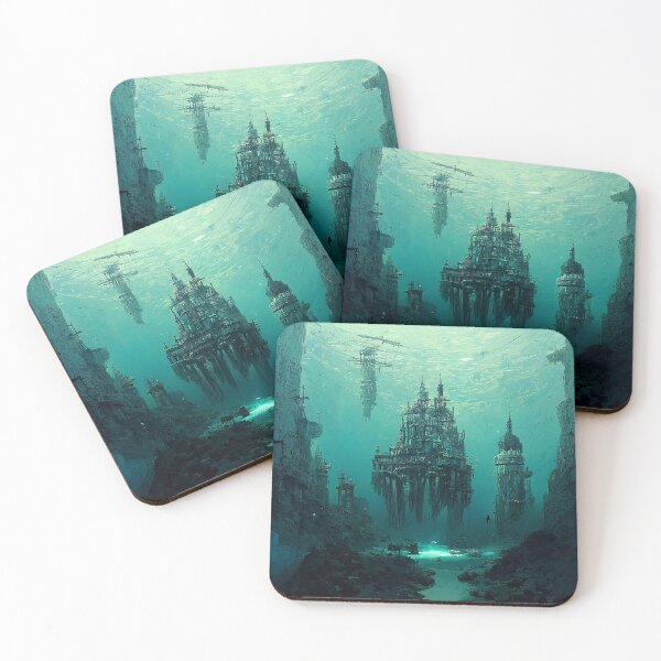Item preview, Ruins of the Underwater City designed and sold by Viktor Surzhko.