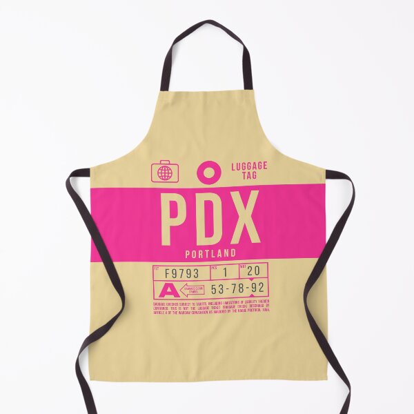 Artikelvorschau, Luggage Tag B - PDX Portland USA entworfen und verkauft von VoodooCircus.