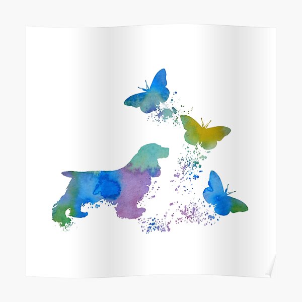 Cocker Spaniel Art Poster