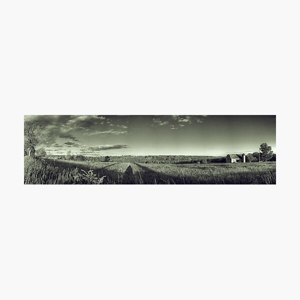 Hayfield + Barn No. 4 Photographic Print