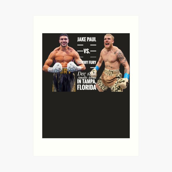 "Jake Paul vs Tommy Fury " Art Print for Sale by ANGELICASAN Redbubble