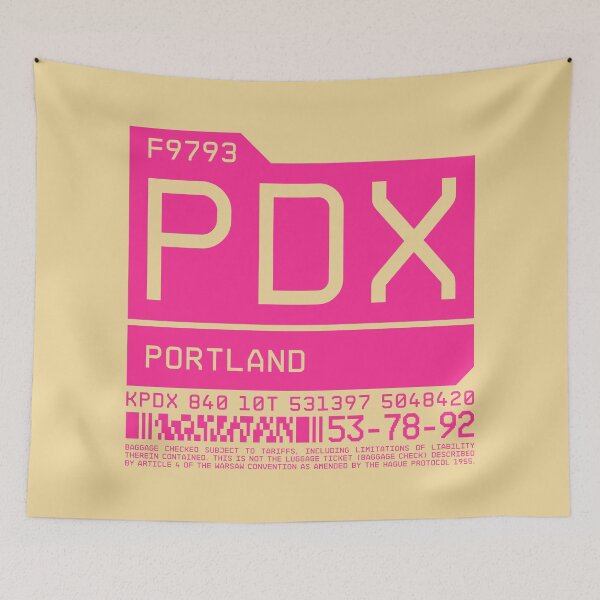 Item preview, Luggage Tag C - PDX Portland USA designed and sold by VoodooCircus.