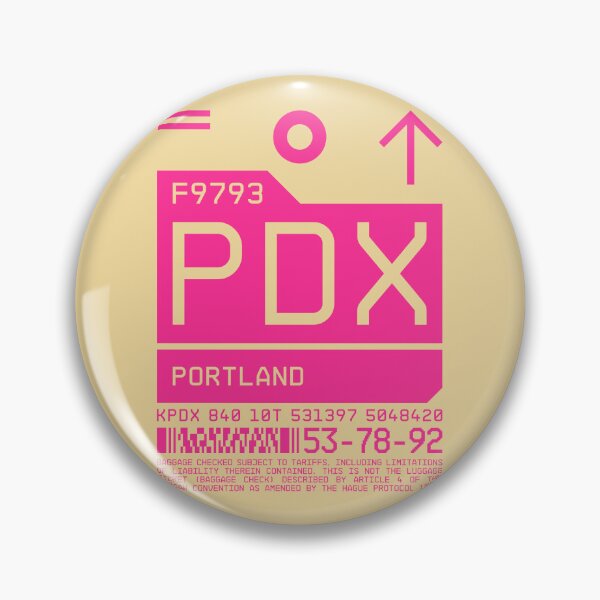 Item preview, Luggage Tag C - PDX Portland USA designed and sold by VoodooCircus.