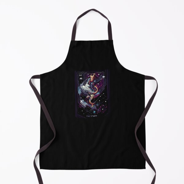 Item preview, dragon in space #6 animal tarot card designed and sold by AiAnimalCards.