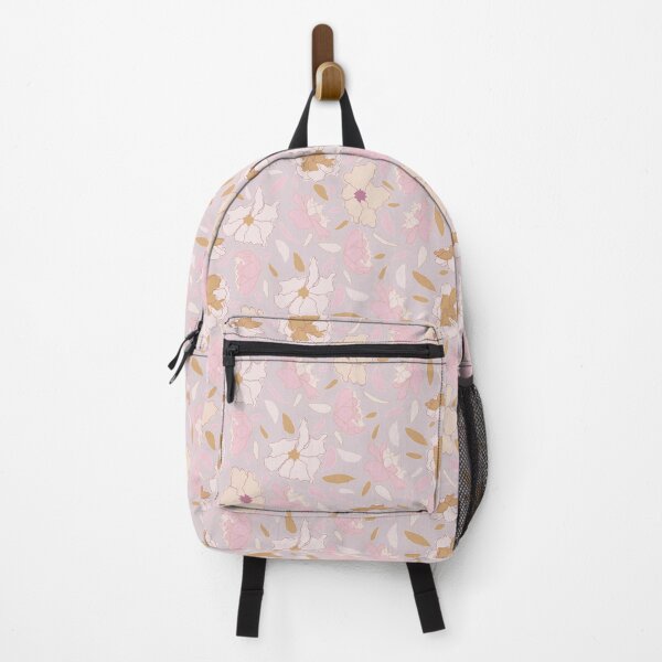 Item preview, Cream Pink Mustard Camellias designed and sold by Lozzie Eliza Designs.