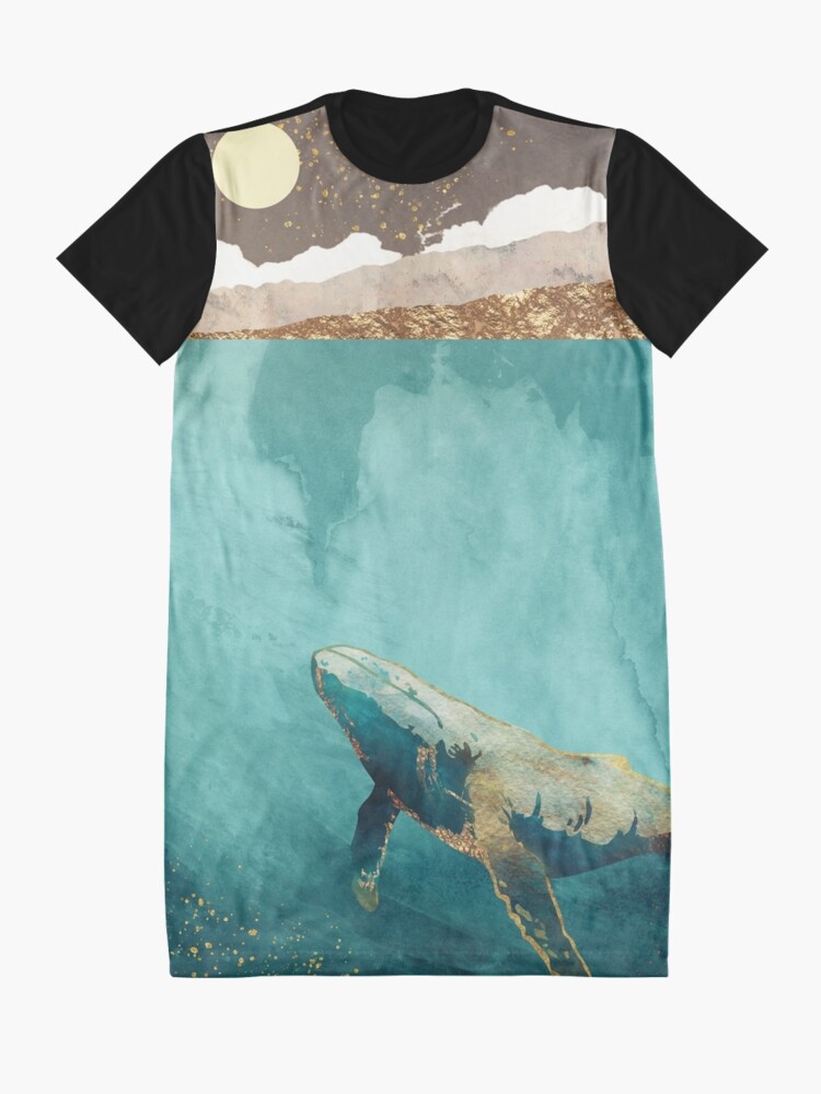 Thumbnail 3 von 5, T-Shirt Kleid, Licht darunter designt und verkauft von spacefrogdesign.
